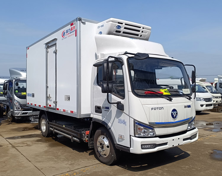 福田奧鈴智藍EL Plus冷藏車，福田奧鈴智藍純電動冷藏車，福田奧鈴智藍EL Plus純電動冷藏車，福田奧鈴智藍冷藏車