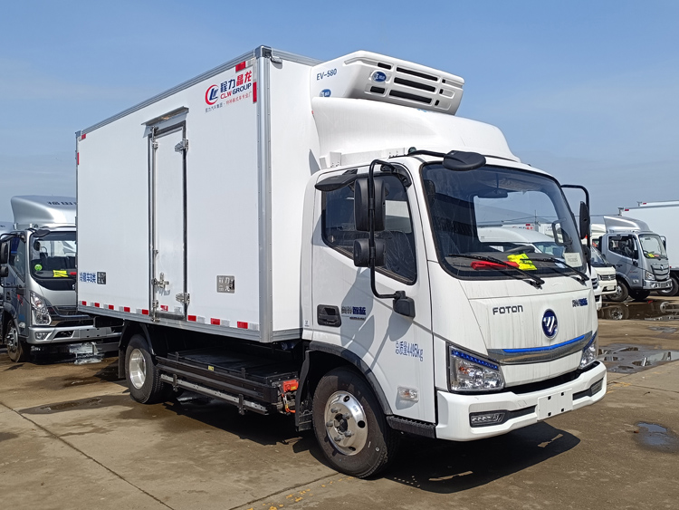 福田奧鈴智藍EL Plus冷藏車，福田奧鈴智藍純電動冷藏車，福田奧鈴智藍EL Plus純電動冷藏車，福田奧鈴智藍冷藏車